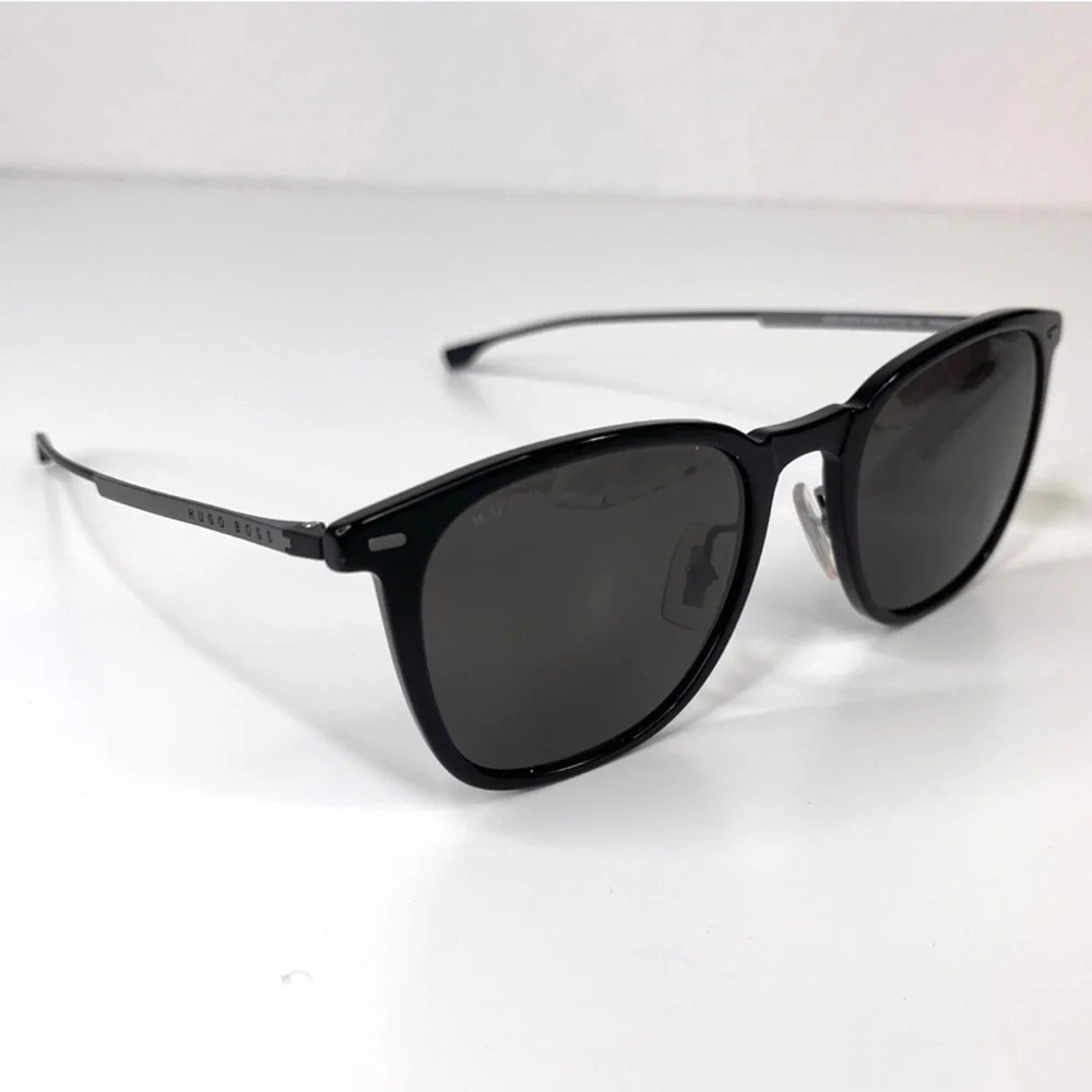 BOSS BY HUGO BOSS Black Sunglasses 0974/S NEW Made In Italy